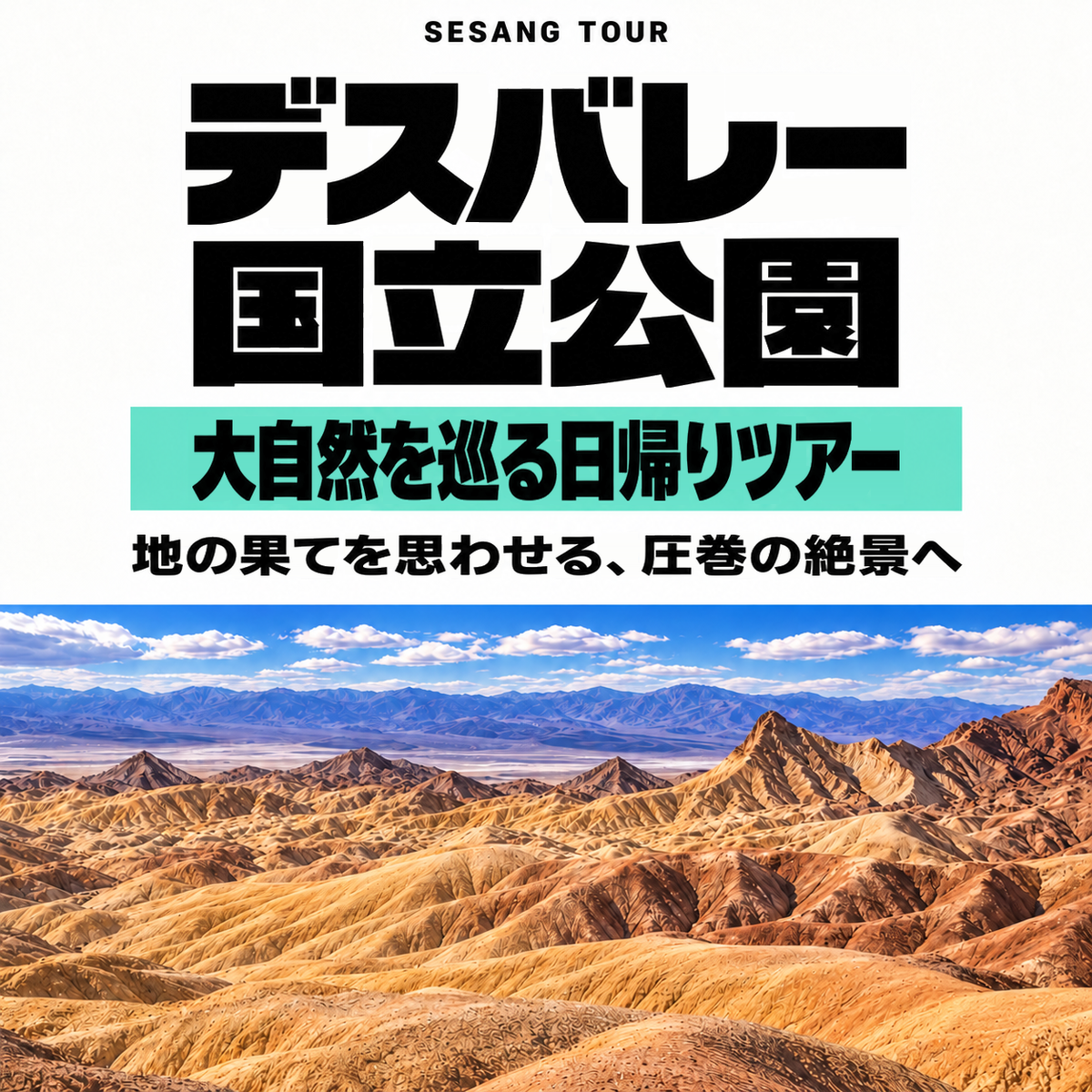 デスバレー国立公園 大自然満喫・貸切日帰りツアー